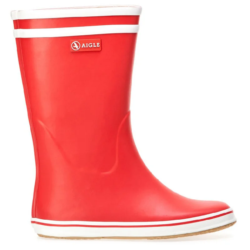 Aigle Malouine Ladies Wellies - Red