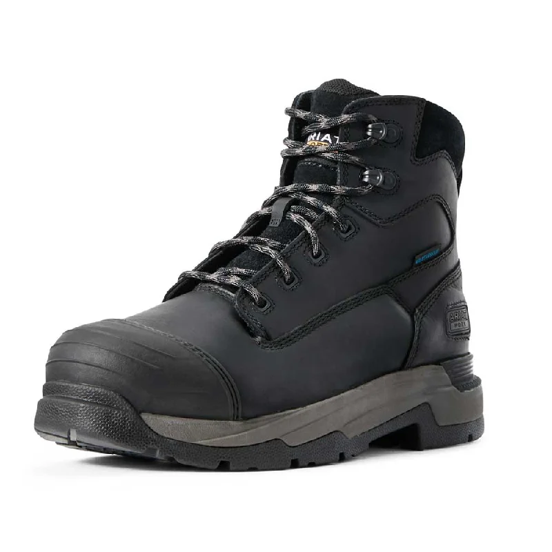 Ariat Mastergrip 6"" H2O Work Boots - Black