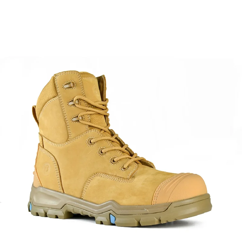 BATA High Cut Zip Safety Boots - Marto Wheat