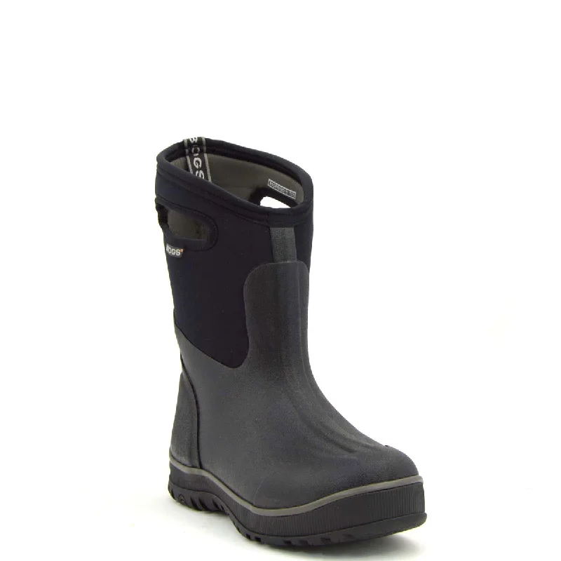 Bogs Ultra Mid Black Mens Gumboots