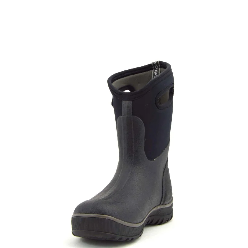 Bogs Ultra Mid Black Mens Gumboots