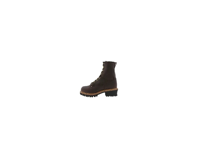 Men's Carolina Elm Plain Toe Logger Steel Toe 1821 (X-Wide)