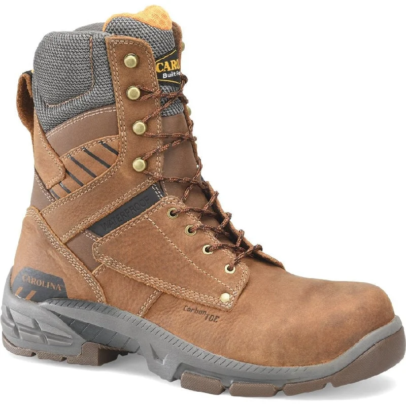 Carolina Men’s Duke Carbon 8"" WP Comp Toe  Work Boot -Brown- CA5543