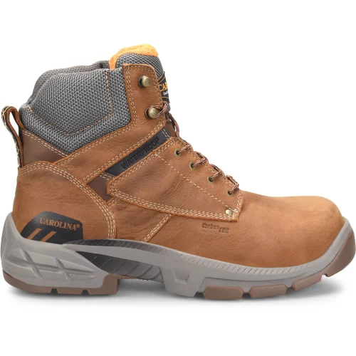 Carolina Men's Duke 6"" Carbon Comp Toe WP Work Boot - Brown - CA5540