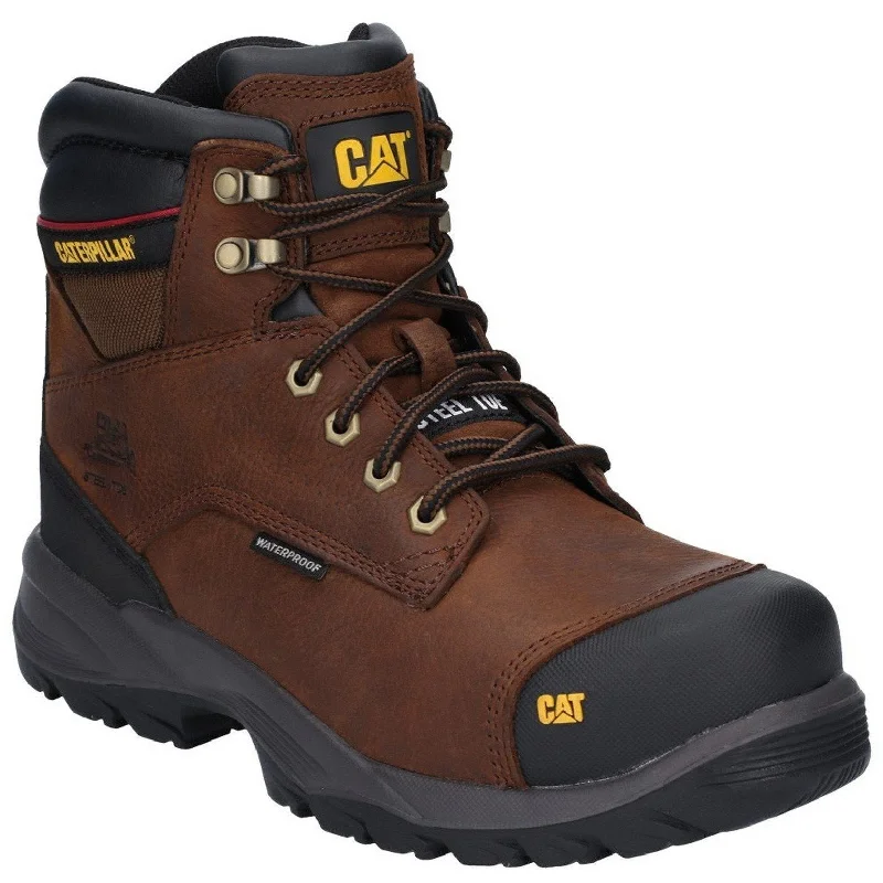 Caterpillar NEW S3 Spiro Wide-Fitting Safety Work Boot | Steel Toe Cap