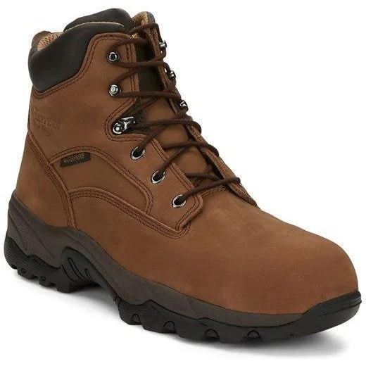 Chippewa Men's Graeme 6"" Comp Toe WP Lace-Up Work Boot - Brown - 55161