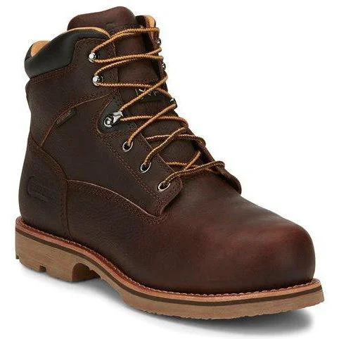 Chippewa Men's Serious+ 6"" Comp Toe WP Metguard Lace-Up Work Boot - 72301