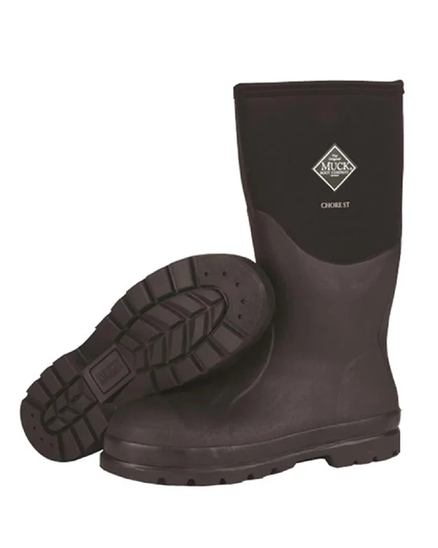 Chore Classic Tall Steel Toe Rubber Work Boots