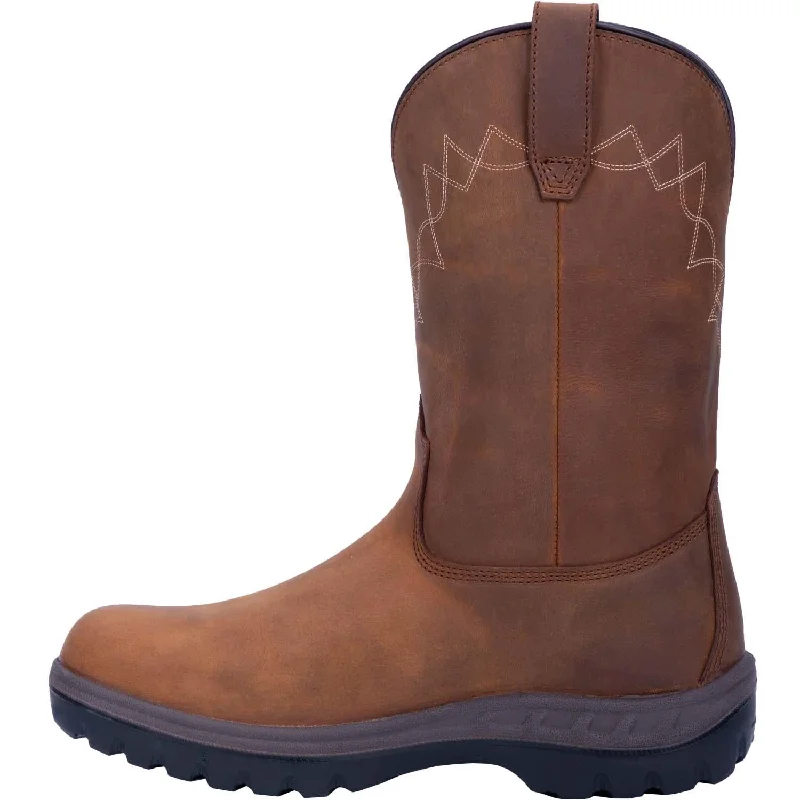 Dan Post Men's 11"" Cummins Waterproof Round Toe Work Boot