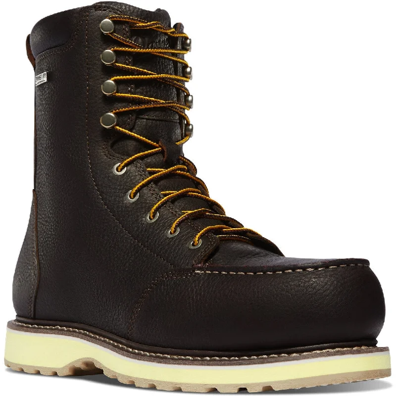 Danner Men's Cedar River 8"" AT Waterproof Slip Resist Work Boot -Brown- 14306