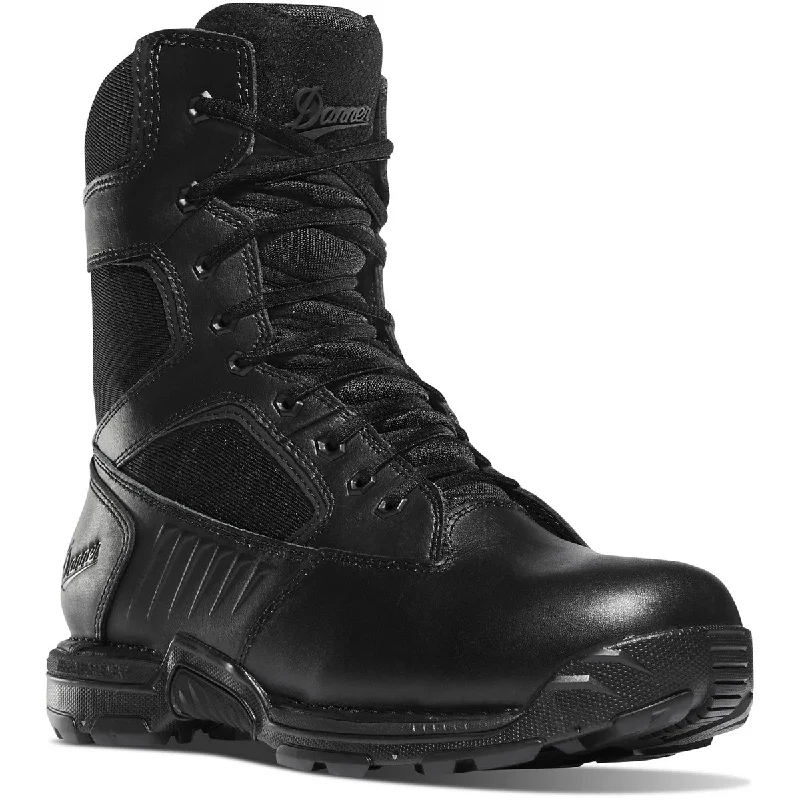 Danner Men's Striker Bolt 8"" Side Zip WP Duty Boot - Black - 26634