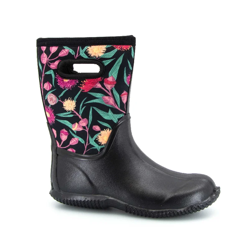 Garden Neoprene Mid Gumboots Native Australia