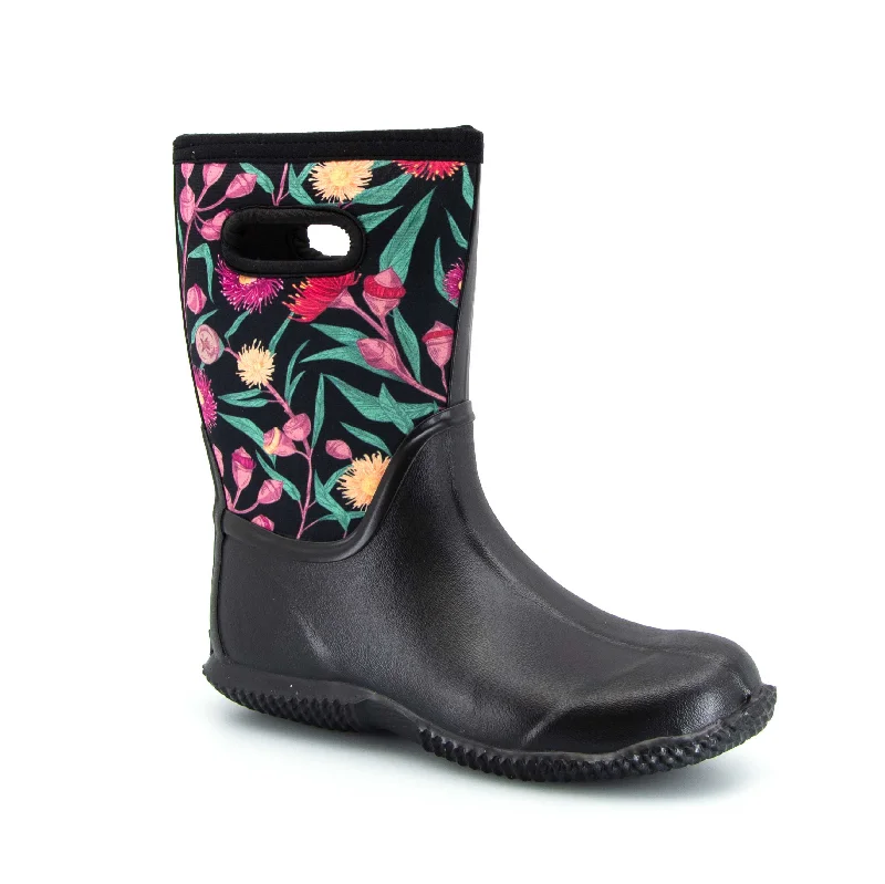 Garden Neoprene Mid Gumboots Native Australia