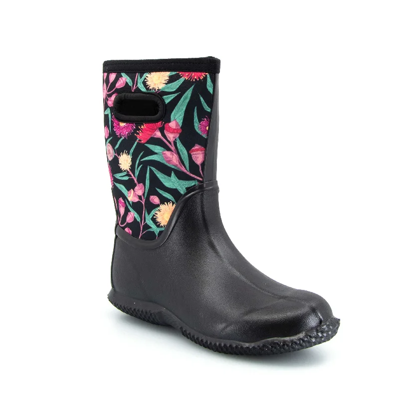 Garden Neoprene Mid Gumboots Native Australia