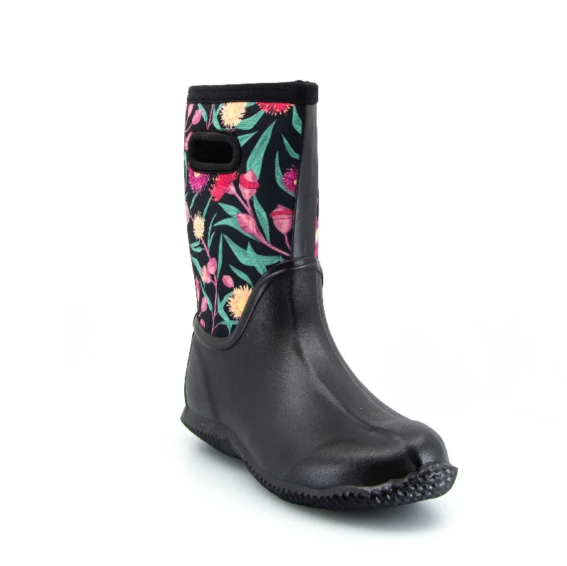 Garden Neoprene Mid Gumboots Native Australia