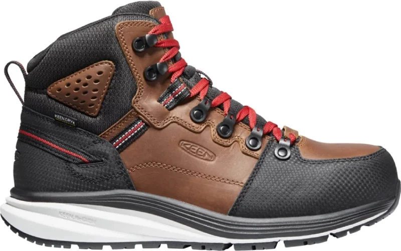 KEEN Utility Men's 7"" Waterproof Red Hook Round Carbon-Fiber Toe Work Boot