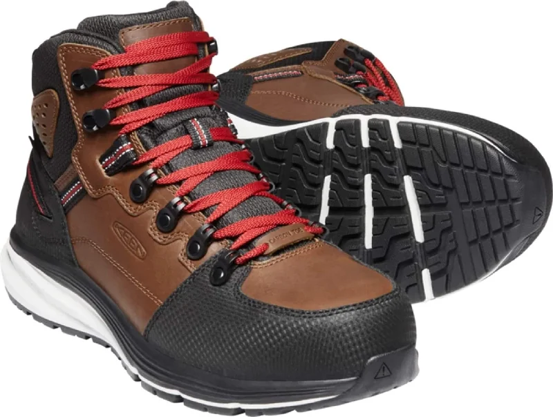 KEEN Utility Men's 7"" Waterproof Red Hook Round Carbon-Fiber Toe Work Boot