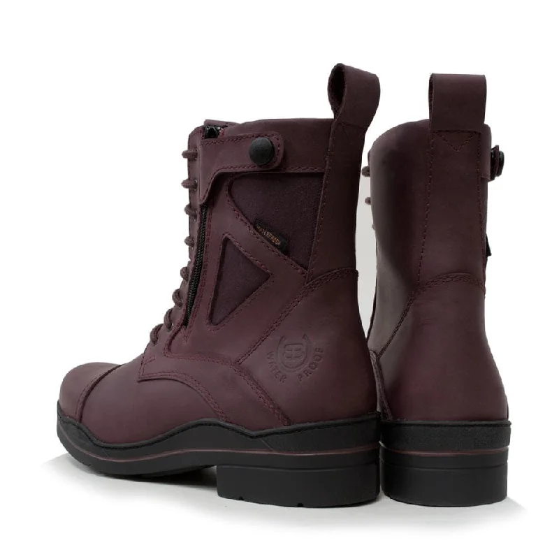 Kentucky Storm Waterproof Jodhpur Boots - Bordeaux