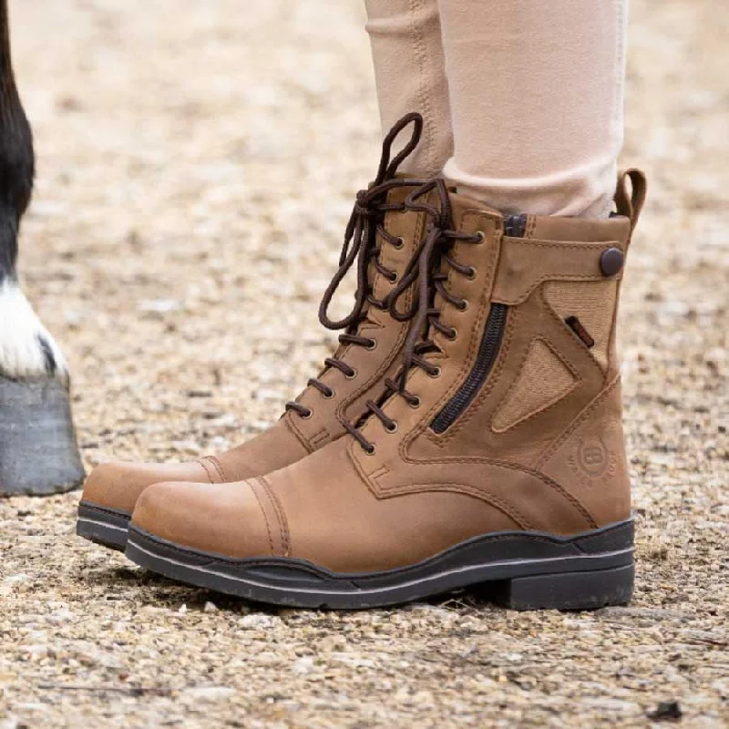 Kentucky Storm Waterproof Jodhpur Boots - Mocha