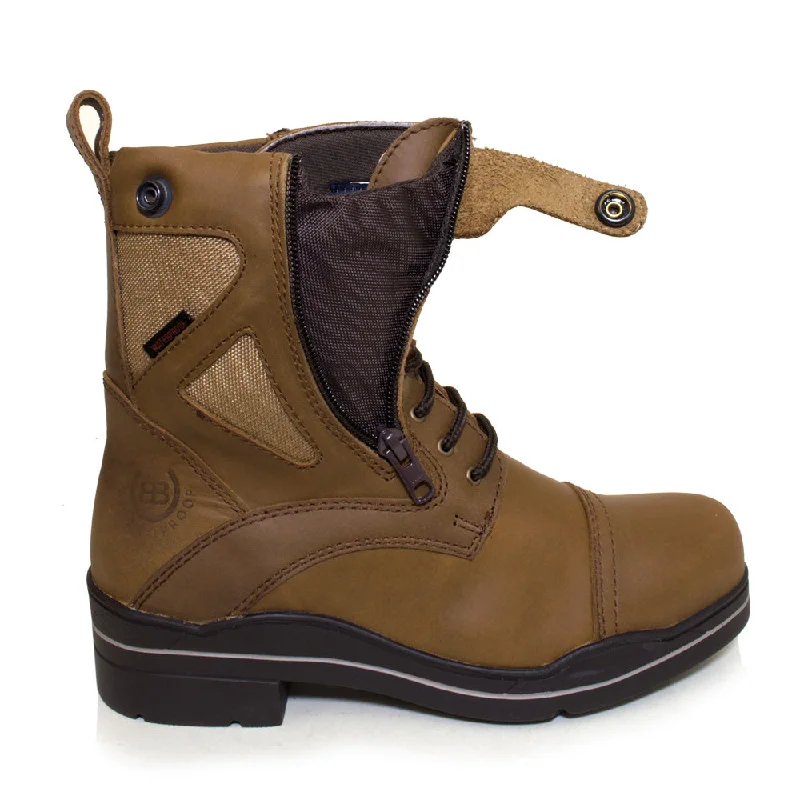 Kentucky Storm Waterproof Jodhpur Boots - Mocha