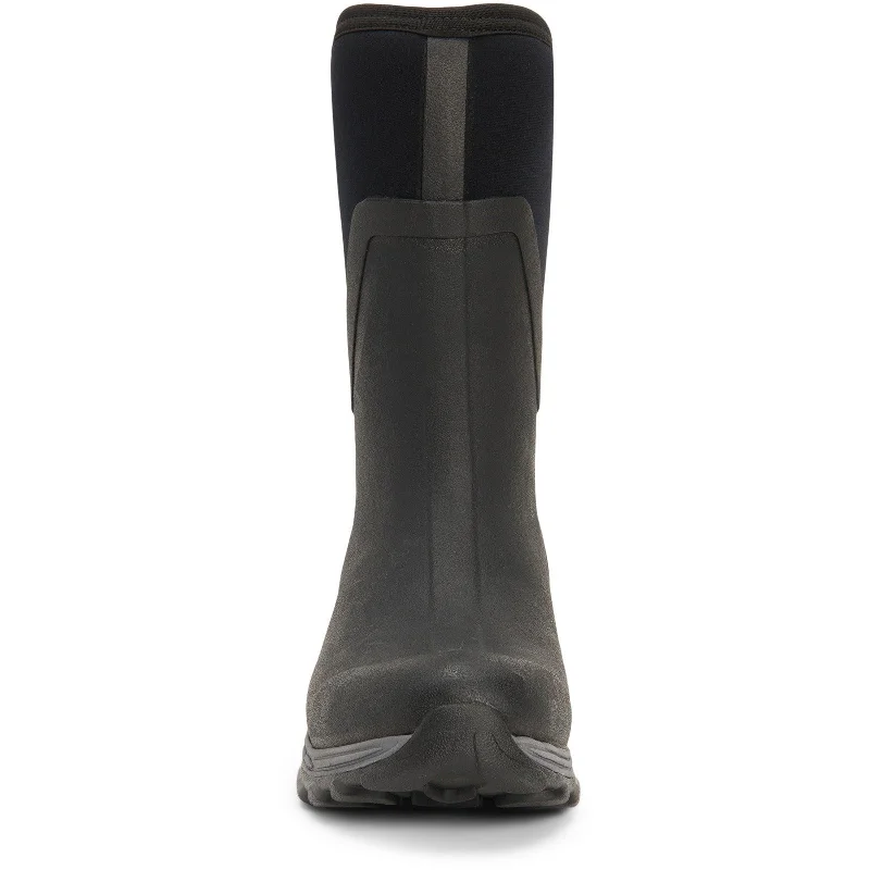 Muck Boots Arctic Sport Mid Ladies Black Rubber & Neoprene Waterproof Pull On Wellies