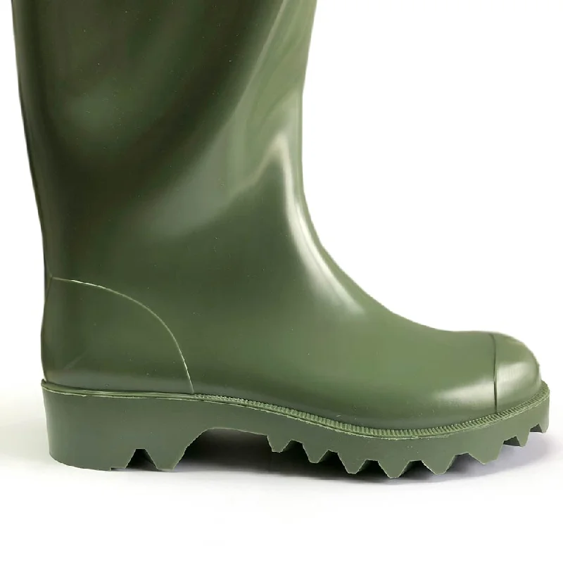 Nora Dolomite Wellies - Green