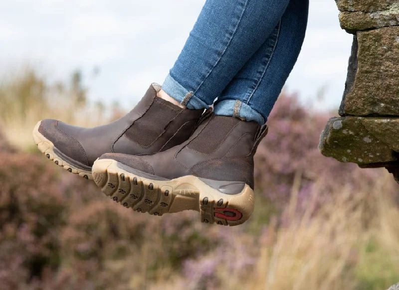 Ottawa Storm Waterproof Short Boots - Brown