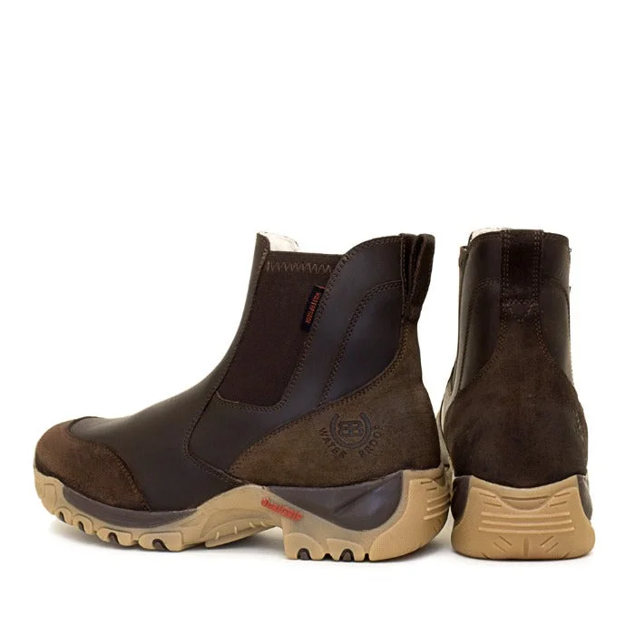 Ottawa Storm Waterproof Short Boots - Brown