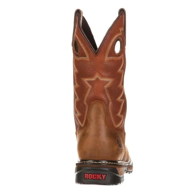 Rocky Original Ride Branson Saddle Roper Mens Western Boot 2775