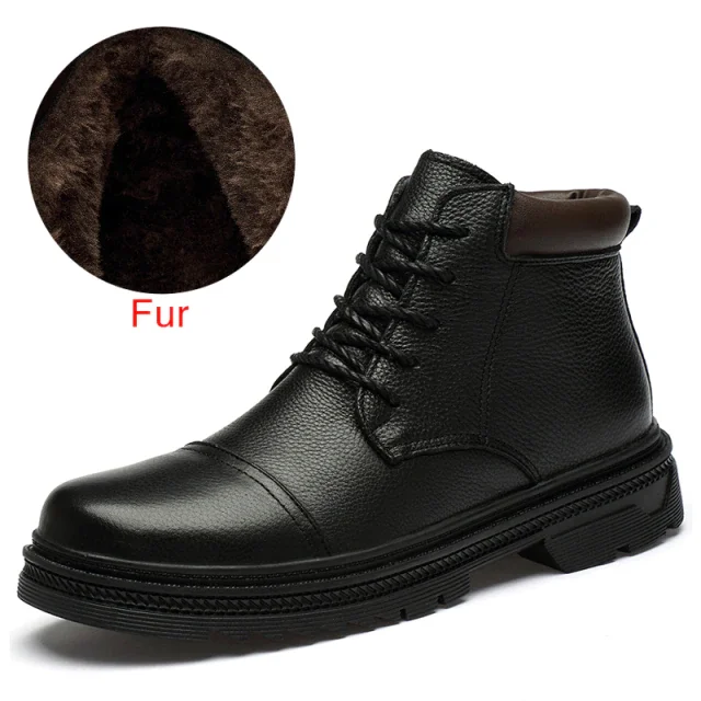 Fur Black / 6.5 / D - Medium