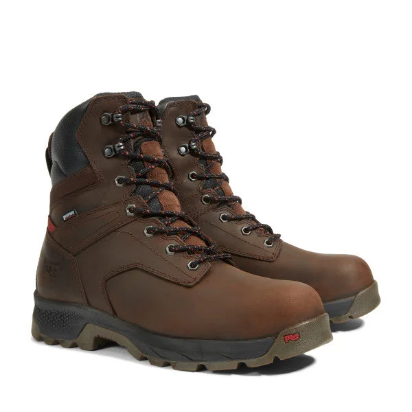 Timberland Pro Men's Titan Ev 8"" Comp Toe WP 400G Work Boot- Brown- TB0A5RBP214