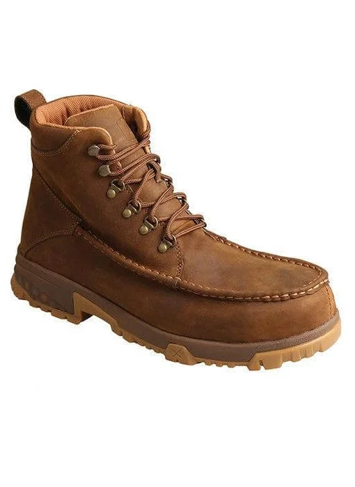 Twisted X Men's 6"" Moc Composite Toe Work Boots with CellStretch