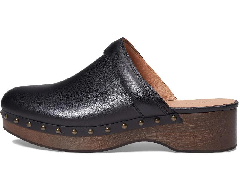 Women's Madewell The Cecily Clog in Oiled Leather