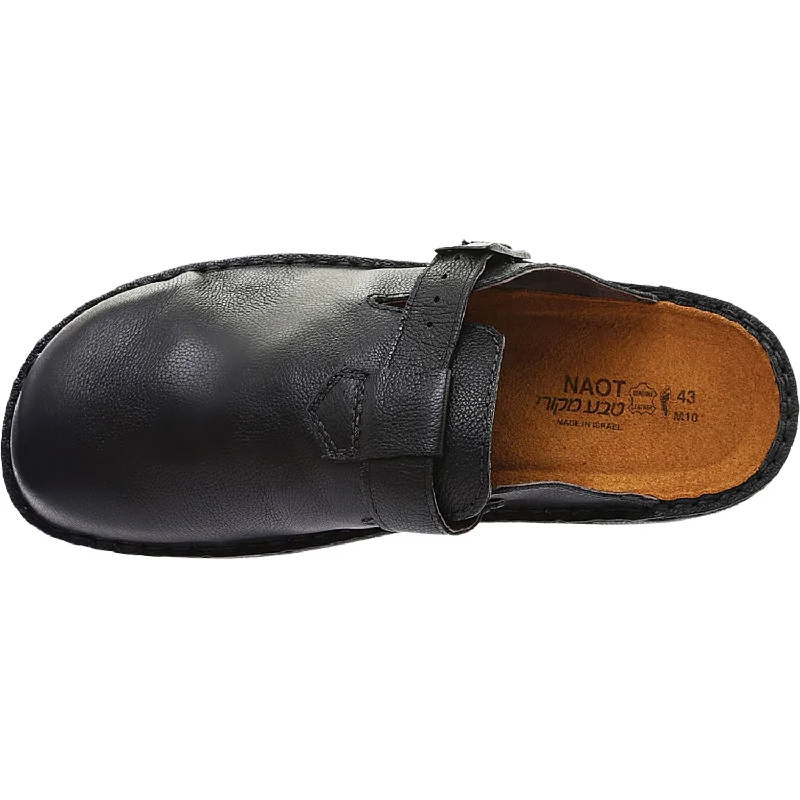 Men's Naot Fiord Black Leather