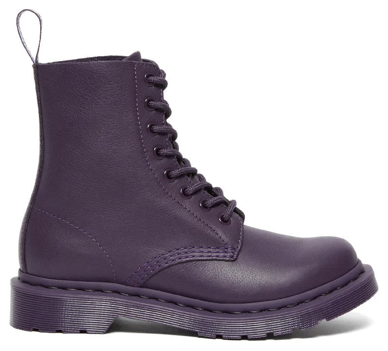 Dr. Martens Women's 1460 Pascal Mono Black Currant Virginia