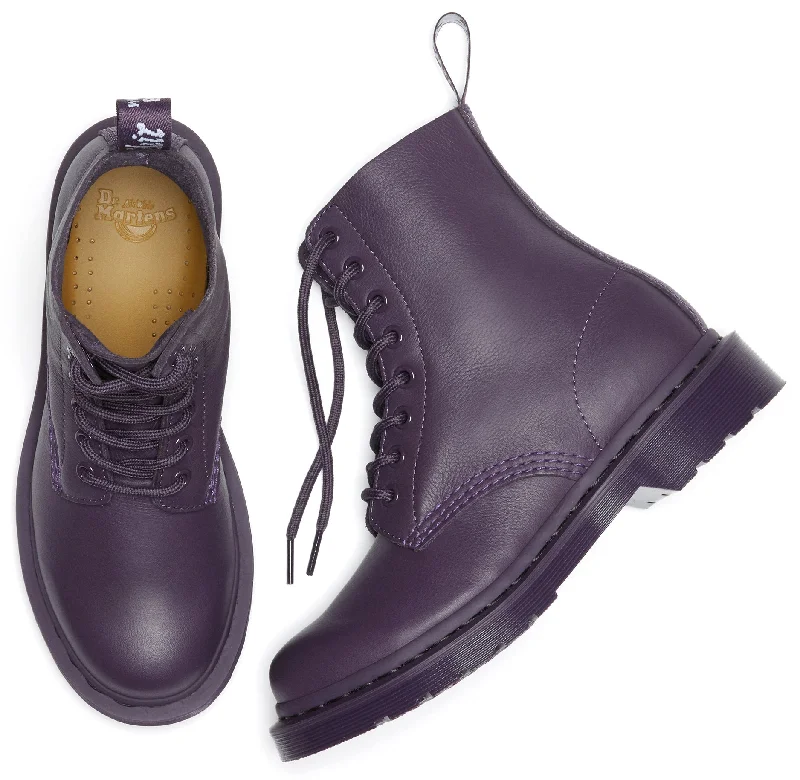 Dr. Martens Women's 1460 Pascal Mono Black Currant Virginia