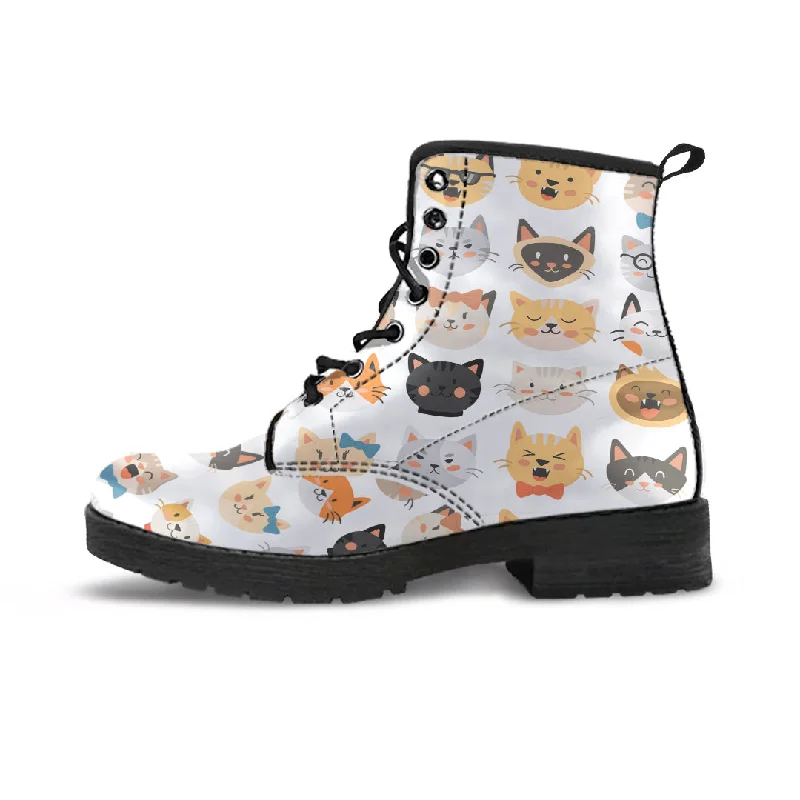 Adorable Cat Faces Boots (Women's)