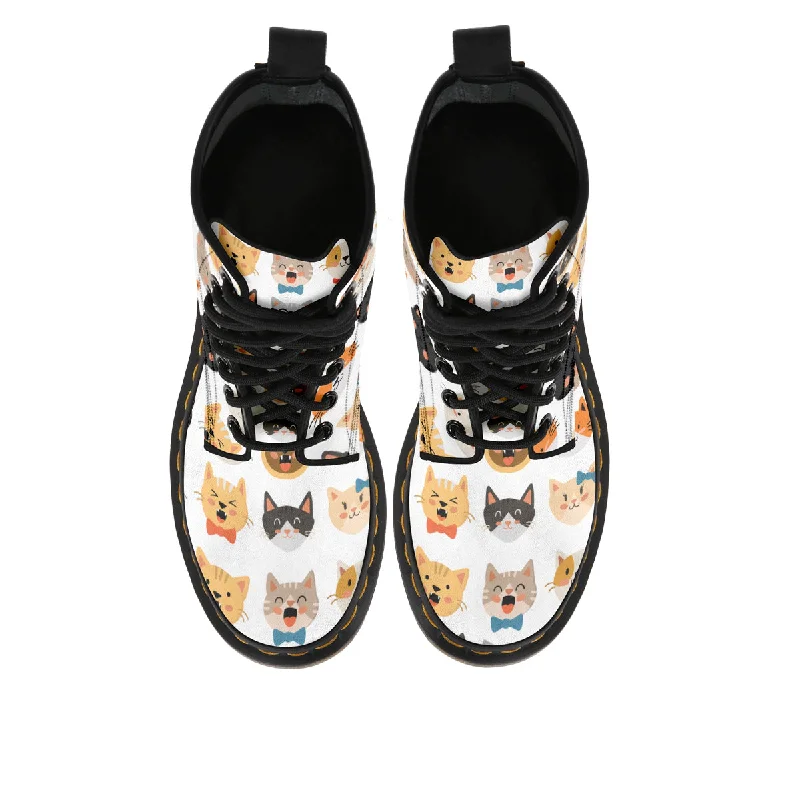 Adorable Cat Faces Boots (Women's)