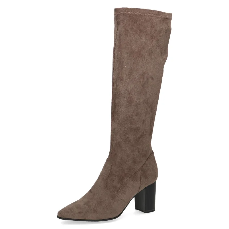 Caprice Ladies Stretch Leg Mid Heel Boot