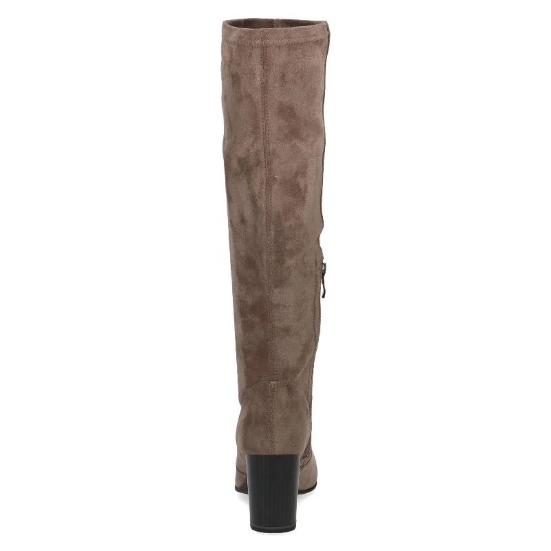 Caprice Ladies Stretch Leg Mid Heel Boot