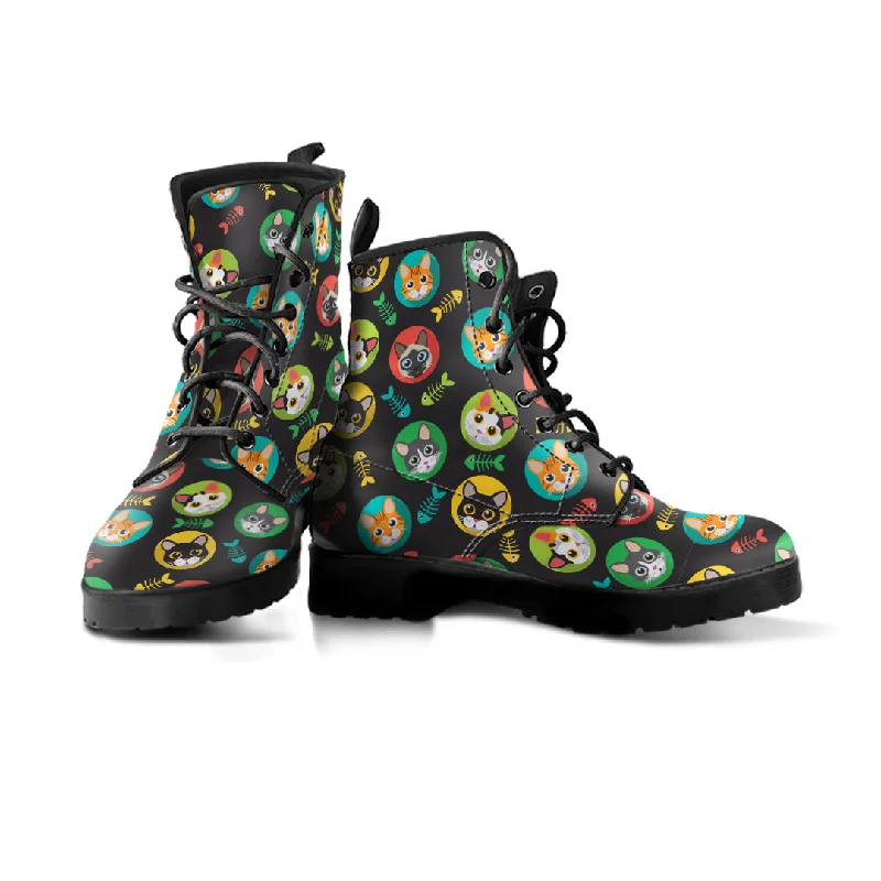 Cat & Fish Boots (Women's)