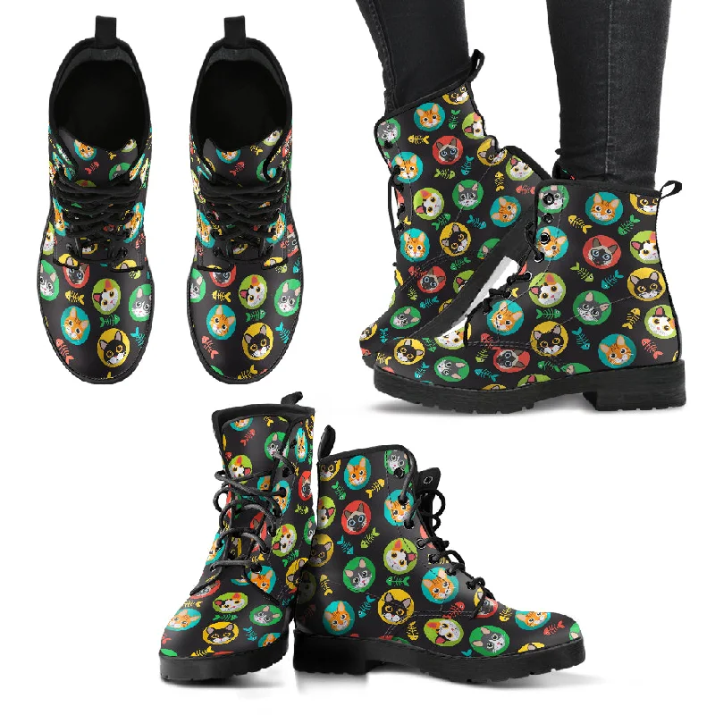 Cat & Fish Boots (Women's)