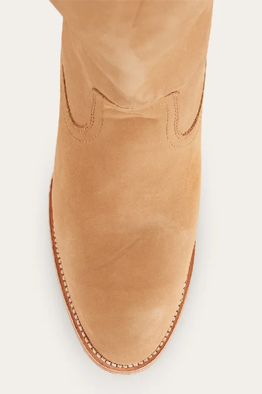 Davidson Mens Cuban Heel Boot - Camel