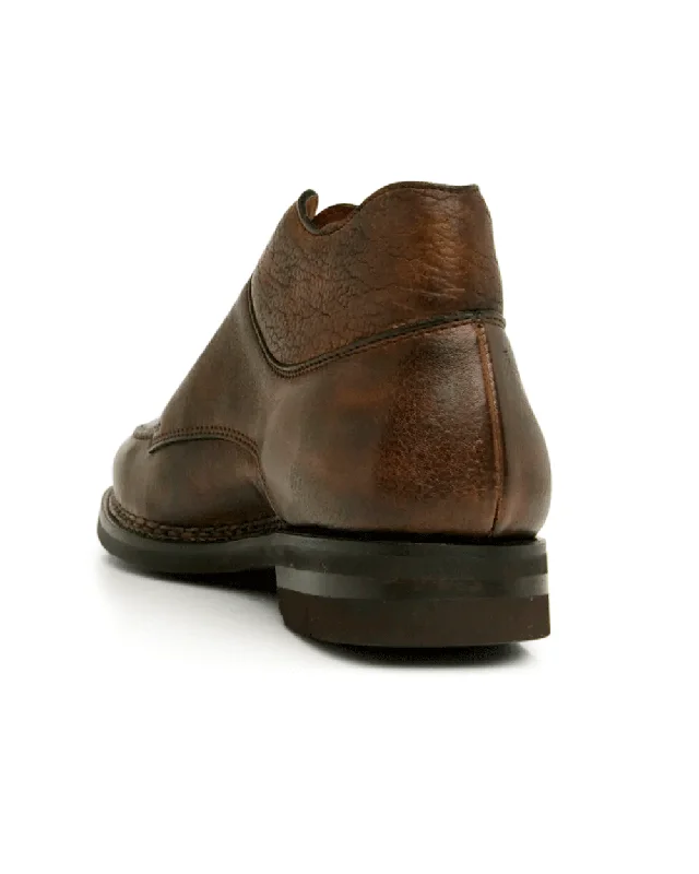 Double Monkstrap Boot in Light Chocolate