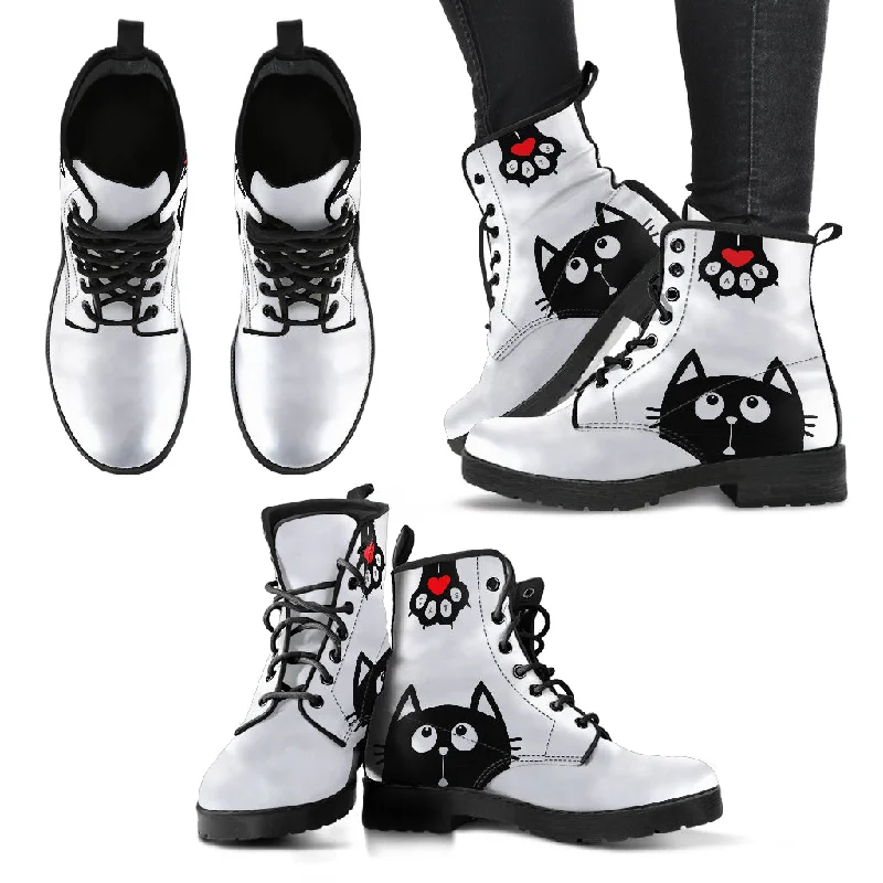 Paw Print Cat Boots (Women's)