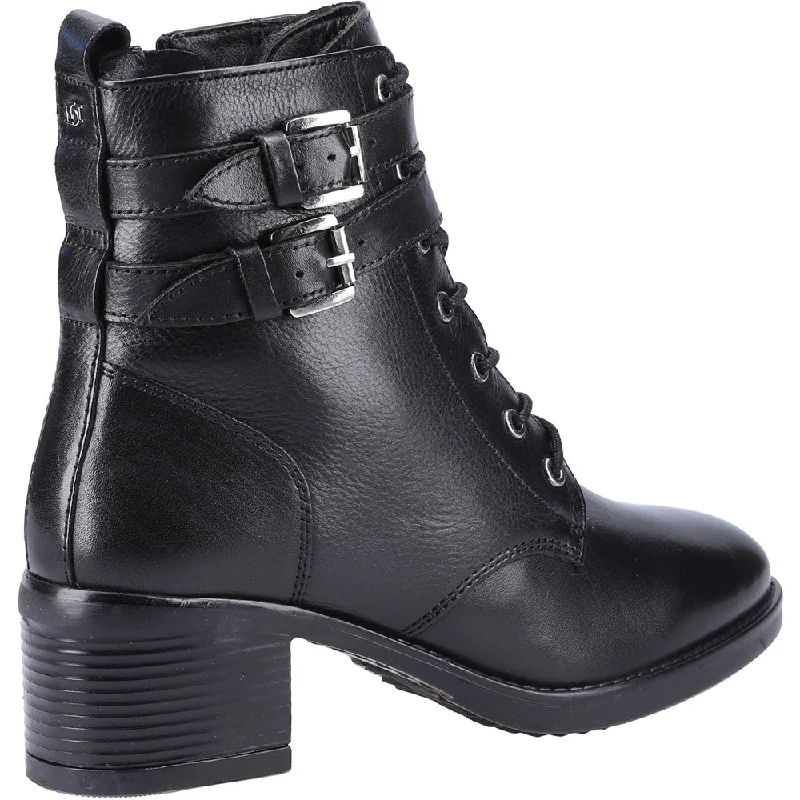 Dune Paxan Buckle Detail Heeled Boot