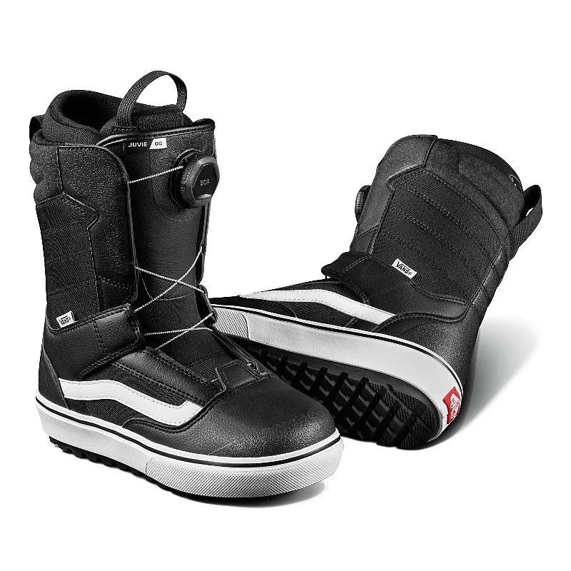 VANS Youth Juvie OG Snowboard Boots Black/White 2024