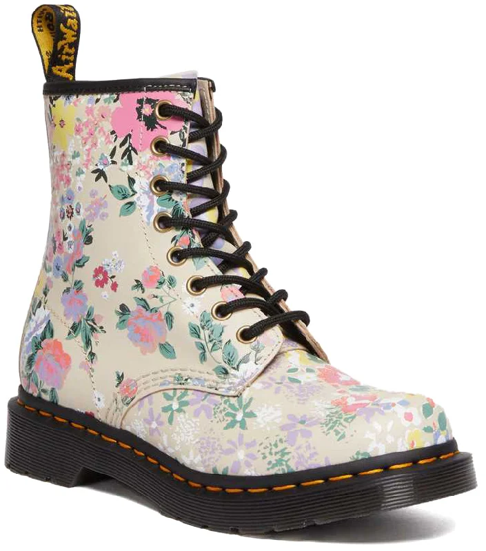 Dr. Martens Womens 1460 Pascal Floral Mash Up Backhand