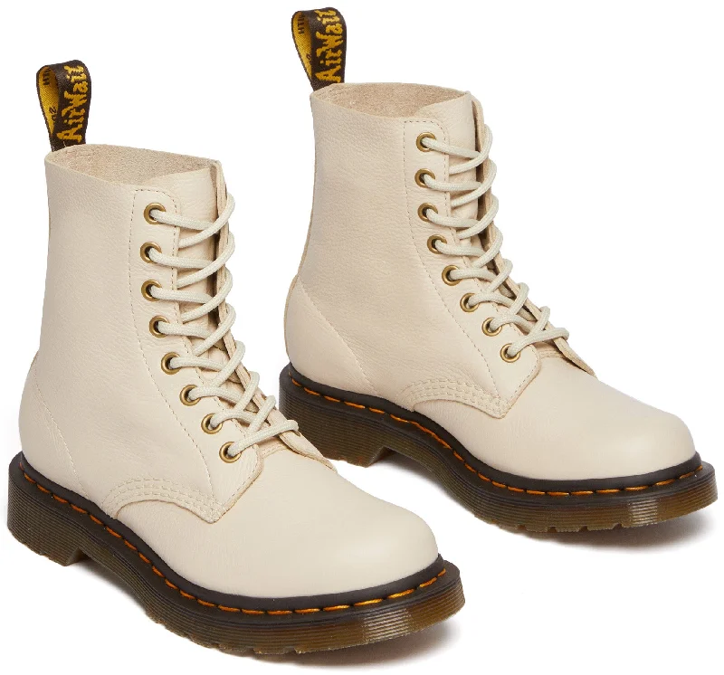 Dr. Martens Womens 1460 Pascal Parchment Beige Virginia