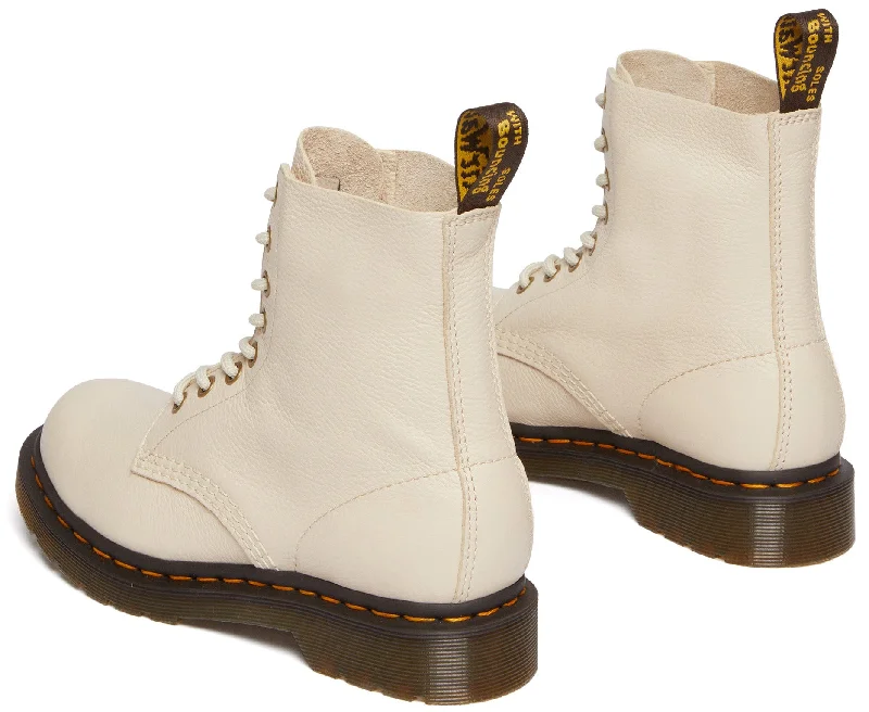 Dr. Martens Womens 1460 Pascal Parchment Beige Virginia